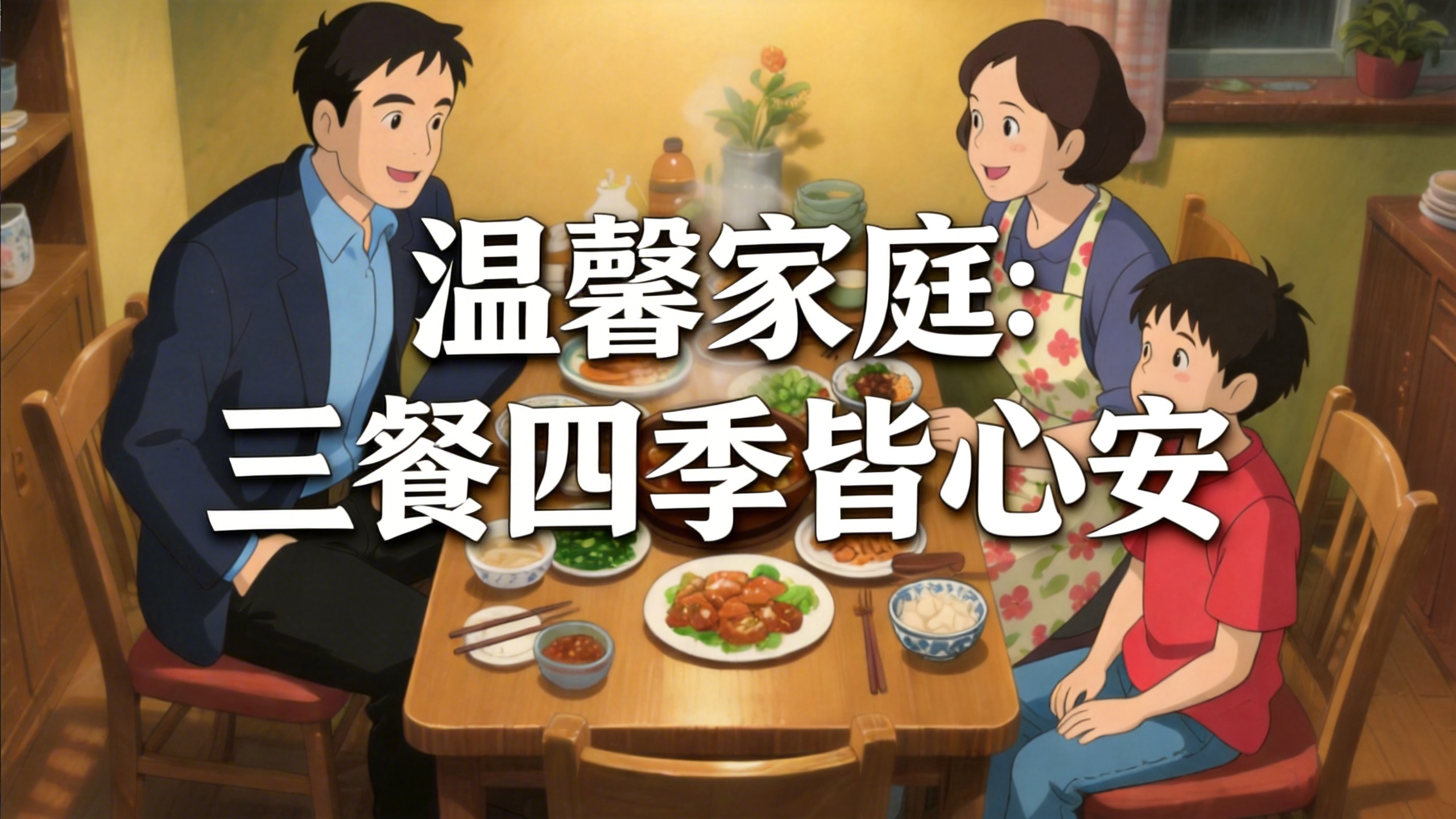温馨家庭：三餐四季皆心安封面图